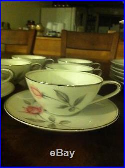 NORITAKE china ROSEMARIE (6044 pattern) tea serving set