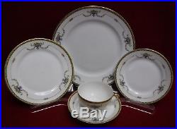 NORITAKE china ROSEMARY 71629 pattern 59-piece SET SERVICE for 12 less 1 bread