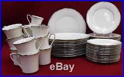 NORITAKE china STERLING COVE 7720 pattern 64-piece SET SERVICE for TWELVE (12)