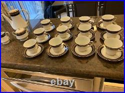 NORITAKE china VIENNA pattern 2796 Tea Set 27 piece