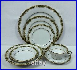 NORITAKE china WARRINGTON 6872 pattern 89-piece SET SERVICE for 12 + Serving