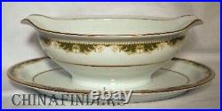 NORITAKE china WARRINGTON 6872 pattern 89-piece SET SERVICE for 12 + Serving