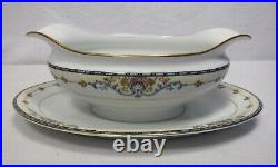 NORITAKE china WELLESLEY 68476 pattern 9-piece HOSTESS SERVING Piece SET