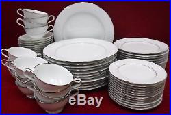NORITAKE china WHITEHALL 6115 pattern 68pc Set cup/dinner/salad/bread