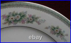 NORITKE china BRISTOL 5504 pattern 25-piece LOT 7 Dinner 8 Salad 9 Bread Plates