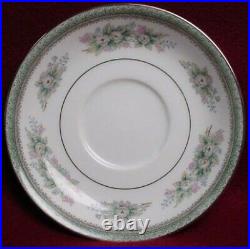 NORITKE china BRISTOL 5504 pattern 25-piece LOT 7 Dinner 8 Salad 9 Bread Plates