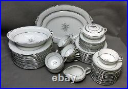 NORITKE china SHIRLEY 5774 pattern 64-piece SET SERVICE FOR 10+