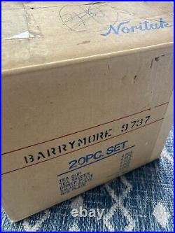 NOS Noritake Barrymore 9737 20pc Set / 4 Place Settings New In Box