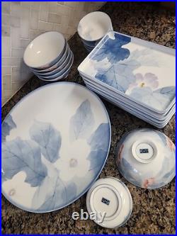 New Noritake Service For 6 Roll Soup Set Of 18 piece Made Japan Very Rare