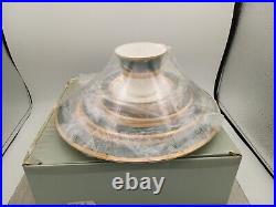New Sealed NORITAKE Fitzgerald 4712 Green & Gold Trim 5 Piece Place Setting