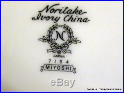 Nice 20 pcs NORITAKE ivory china MIYOSHI pattern 4 X 5 Piece Place Settings