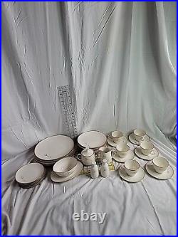 Nora By Noritake China Dinnerware set for 6 With Rare S&P Shakers And More