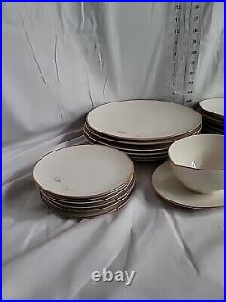 Nora By Noritake China Dinnerware set for 6 With Rare S&P Shakers And More