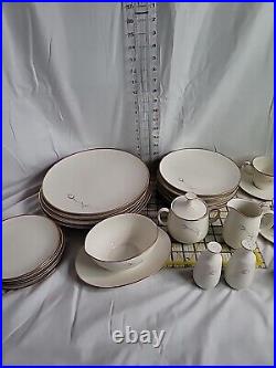 Nora By Noritake China Dinnerware set for 6 With Rare S&P Shakers And More