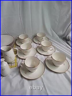 Nora By Noritake China Dinnerware set for 6 With Rare S&P Shakers And More