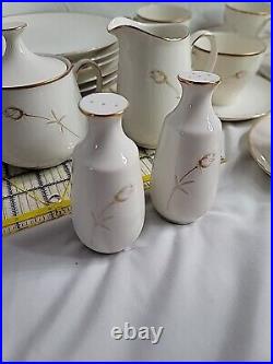 Nora By Noritake China Dinnerware set for 6 With Rare S&P Shakers And More