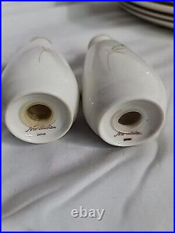 Nora By Noritake China Dinnerware set for 6 With Rare S&P Shakers And More