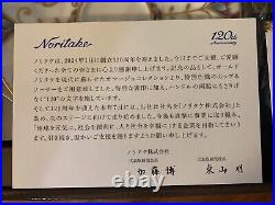 Noritake 120th Anniversary Tea Cup and Saucer Set (fine china from Japan)