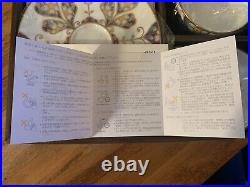 Noritake 120th Anniversary Tea Cup and Saucer Set (fine china from Japan)