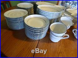 Noritake 12 pl complete dinnerware set Kendal pattern excel cond. 93pc