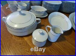 Noritake 12 pl complete dinnerware set Kendal pattern excel cond. 93pc