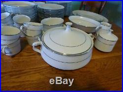 Noritake 12 pl complete dinnerware set Kendal pattern excel cond. 93pc