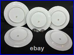 Noritake #175 Gold Bulb Japan Set of 6 Dinner Plates 10 7/8