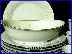 Noritake 2752 Temptation 43 Pc Dinnerware Set Dinner Plates + Cups Serving Bowl