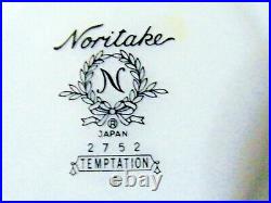 Noritake 2752 Temptation 43 Pc Dinnerware Set Dinner Plates + Cups Serving Bowl