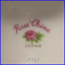 Noritake #2 Old Rose China Rose China Soup Plate Set of 6 Floral