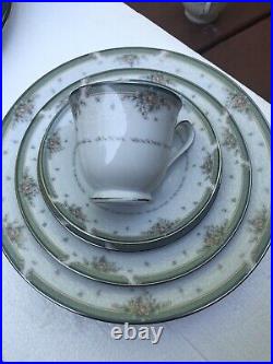 Noritake 4101 Greenbrier Five Pc Place Setting For Twelve / 60 Pcs