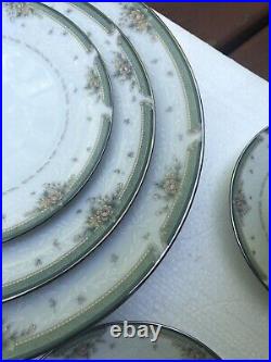 Noritake 4101 Greenbrier Five Pc Place Setting For Twelve / 60 Pcs