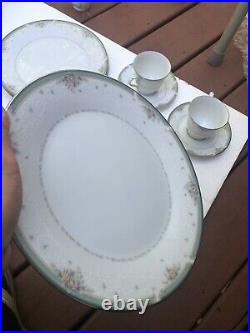 Noritake 4101 Greenbrier Five Pc Place Setting For Twelve / 60 Pcs