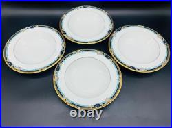 Noritake 4718 Paris Opera Rimmed Soup Bowls(Set of 4) Bone China Japan