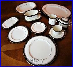 Noritake 47pc. Spell Binder Luxe Gold Bone China Set-5pc. /8+xtras-v. Good #9733