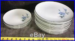 Noritake 6603 Sylvia Japan China Dish Set Platter Cup Saucers Plates Bowls MS31