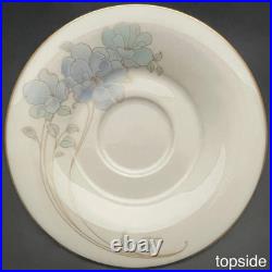 Noritake 7703 Blue And Gold 27pc Set for 6+ Dinnerware 1984-1986 Made in Japan