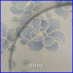 Noritake 7703 Blue And Gold 27pc Set for 6+ Dinnerware 1984-1986 Made in Japan