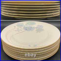 Noritake 7703 Blue And Gold 27pc Set for 6+ Dinnerware 1984-1986 Made in Japan