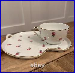 Noritake 7 Pc Pink Roses Tea Set Pattern 3090 NEW NEVER USED Displayed Only
