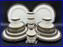 Noritake 9733 Spell Binder 5 Piece Place Setting x 6 Bone China Japan 30pcs