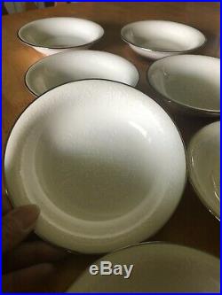 Noritake AFFECTION 7192 China Fruit / Dessert Bowls Set Of EIGHT