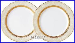 Noritake Accent plate pair set 23cm Hampshire Gold / Japan Genuine P91310/4335