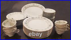 Noritake Allston China Set, 8 5-piece place settings + serving platter