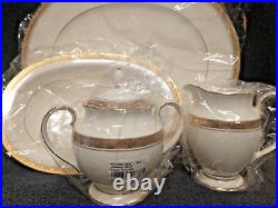 Noritake Ardmore Gold 5 Piece Hostess Completer Set BRAND NEW FREE SHIP