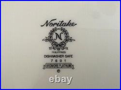 Noritake Ardmore Platinum 30 Piece Set, 6 Five Pc Place Settings-7601 Pristine