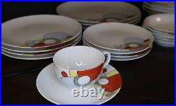 Noritake Art Deco Frank Lloyd Wright design Imperial Hotel 28 pc set