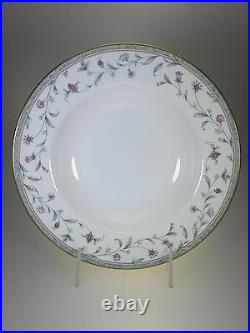 Noritake Ashville Rim Soup Bowls Set of 12 NEW Bone China