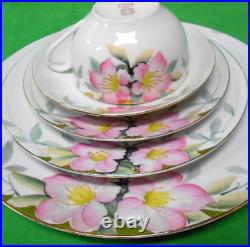 Noritake Azalea China Dinner Set 5 piece Service for 12 60 Total Japan