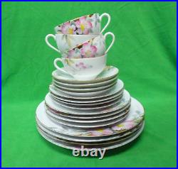 Noritake Azalea China Dinner Set 5 piece Service for 12 60 Total Japan